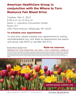 Blood Drive at the event - American HealthCare Group