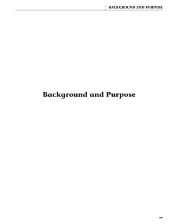 Background and Purpose - the American Pet Products Association
