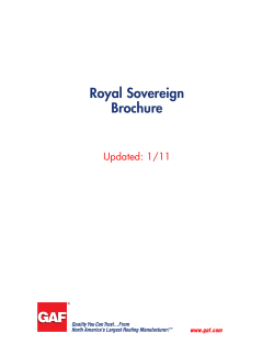 Royal SovereignÂ® Brochure