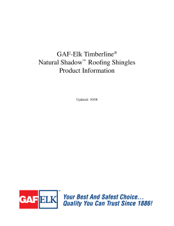 GAF-Elk TimberlineÂ® Natural Shadowâ¢ Roofing Shingles Product