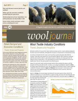 April 2015 Wool Journal
