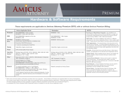 Hardware & Software Requirements
