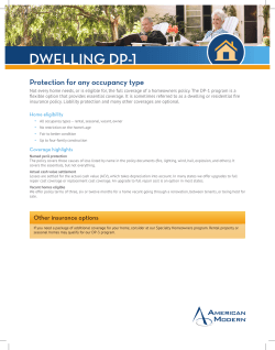 DWELLING DP-1 - American Modern Insurance Group