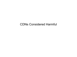 CDNs Considered Harmful