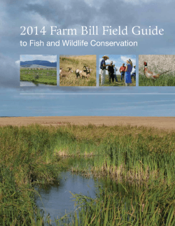 2014 Farm Bill Field Guide - Appalachian Mountains Joint Venture
