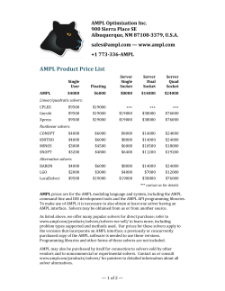 AMPL Product Price List