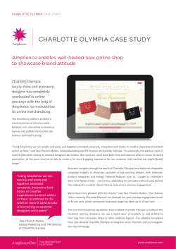 Charlotte Olympia Case Study