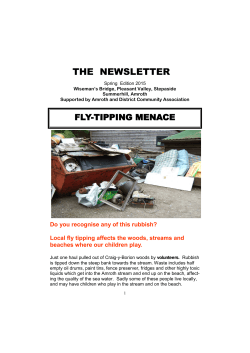 THE NEWSLETTER - Amroth and District Community Association