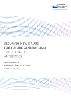 Securing new drugs for future generations: the