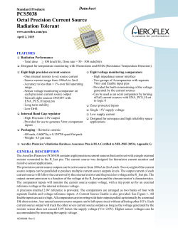 PCS5038 - Aeroflex Microelectronic Solutions