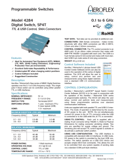 Model 4284, Digital Switch, SP4T, 0.1