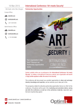 International Conference `Art meets Security` 19 Mar 2015