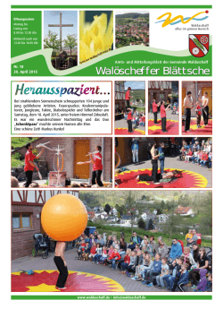 Amtsblatt 18/2015