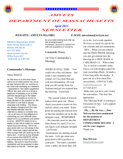 News-April-2015 - AMVETS Department of Massachusetts