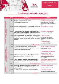 IV CONGRESO NACIONAL ANAC 2015