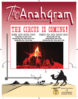 The Circus is Coming!