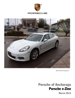 March 2015 - Porsche of Anchorage