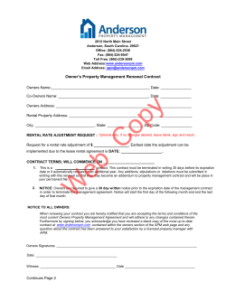 APM Owner Renewal Contract - Anderson Property Management