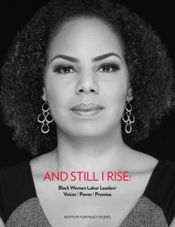 And Still I Rise | Black Women Labor Leaders` Voice | Power | Promise