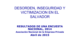 Tasas de VictimizaciÃ³n 2007 y 2014
