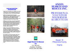 ASAR Brochure - Angel Search & Rescue