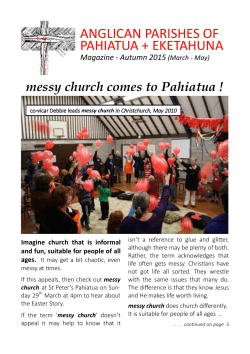 Church Magazine March â May 2015