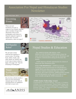 Nepal Studies & Education Association For Nepal and Himalayan