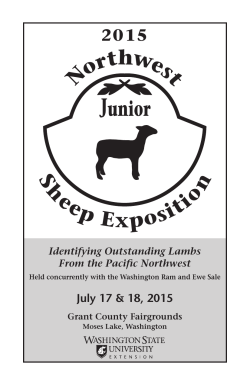 Northwest Junior Sheep Exposition