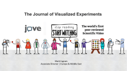 The Journal of Visualized Experiments