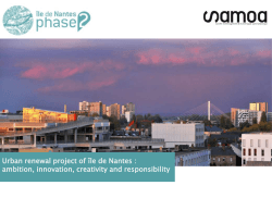 Urban renewal project of Ã®le de Nantes : ambition, innovation