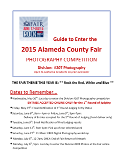 Adult Photography - Alameda County Fair