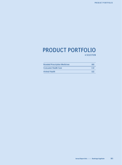 Product portfolio