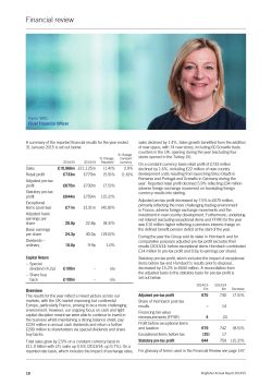 Financial Review - Kingfisher plc
