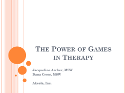 The Power of Board Games in Therapy