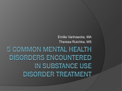 5 Common Mental Health Disorders