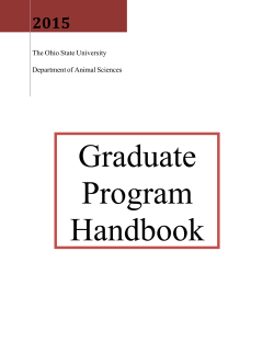 MS / PhD Program Handbook