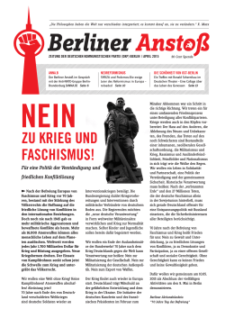 Aktuelle Ausgabe als PDF - Berliner AnstoÃ