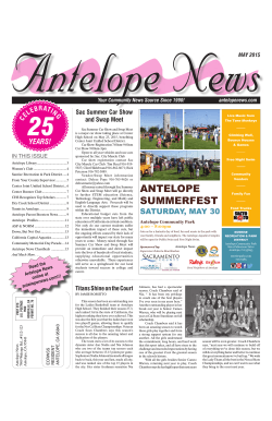 May - The Antelope News