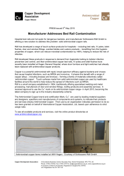 Manufacturer Addresses Bed Rail Contamination
