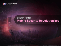 Mobile Security Revolutionized