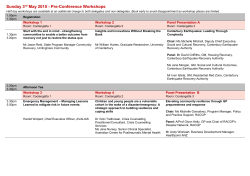 Australian and New Zealand Disaster and Emergency Management