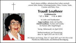 Traudl Leuthner