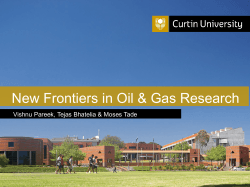 New Frontiers in Oil & Gas Research