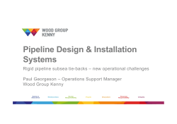 Pipeline Design & Installation Systems