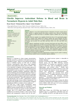 Ghrelin Improves Antioxidant Defense in Blood and Brain in