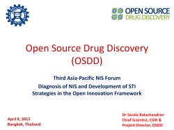 Open Source Drug Discovery (OSDD)