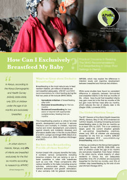 How Can I Exclusively Breastfeed My Baby