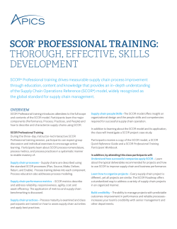 SCOR P Training Sell Sheet (editable pdf)