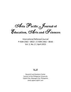Preliminaries and Table of Contents