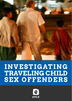 investigating traveling child sex offenders